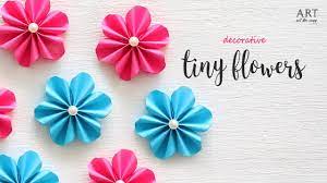 Check spelling or type a new query. Diy Tiny Paper Flowers Flower Making Diy Flower Youtube