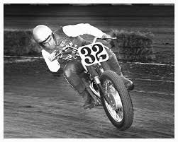 32 Dusty Coppage Ascot Feet Up Righthander 1969 Flat Track Motorcycle Flat Track Racing Racing Bikes