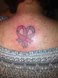 Hodgkin's lymphoma cancer ribbon tattoos. Nice Way To Incorporate Two Ribbons Pink Ribbon Tattoos Purple Ribbon Tattoos Ribbon Tattoos