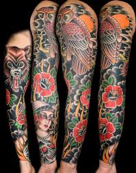 Traditional Tattoo Sleeve Old School Tattoo Traditional Tattoo Sleeve Best Sleeve Tattoos Tattoo Sleeve Filler