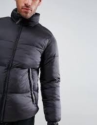 Pull Bear Pull Bear Puffer Jacket In Black Puffer Jackets Jackets Puffer