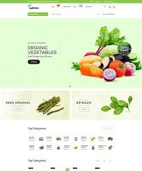 Thiết kế Website thực phẩm rau củ quả Organic ORGA - ADSMO