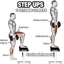 Step Ups Step Up Workout Kettlebell Training Kettlebell