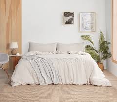Must-Have Dorm Bedding - Bamboo Linen Twin XL Duvet Cover - Dark Sky  Reserve Portugal Made - Creamy Beige