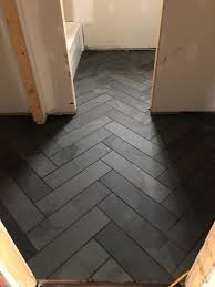 Msi Hampshire 12 In X 12 In Gauged Slate Floor And Wall Tile 10 Sq Ft Case Sham1212 The Home Depot In 2020 Slate Flooring Herringbone Tile Floors Flooring