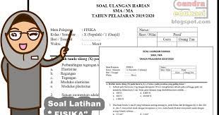 Maybe you would like to learn more about one of these? Soal Fisika Sma Kelas X K13 Tahun 2019 2020