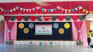 Decoration of the stage of hac skbrj 2017 themed by the malay sultanate of melaka. Deco Hiasan Raya Design Rumah Terkini