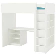 stora loft bed frame black ikea ev icin evler