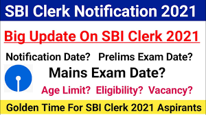 Sbi clerk recruitment exam notification has released the notification on 26th april 2021. Sbi Ja Notification 2021 Sbi Ja Notification 2021 Age Limit Eligibility Prelims Exam Date Sbi2020 Youtube