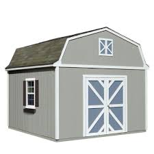 Handy Home Products Installed Sequoia 12 Ft X 12 Ft Wood Storage Shed With Driftwood Shingles Multi Diy Storage Shed Plans Wood Storage Wood Storage Sheds
