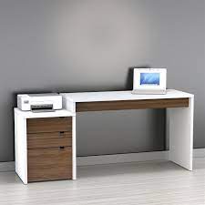 Have To Have It Nexera Liber-t Computer Desk With Filing Cabinet - White And Espresso 34999 Home Office Design Office Furniture Design Office Desk Designs