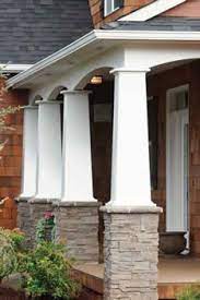 Let us give you ideas for the right columns for your home. Custom Architectural Wood Columns Craftsman Porch House Exterior Craftsman Columns
