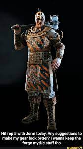 Maybe you would like to learn more about one of these? Hit Rep 5 With Jorm Today Any Suggestions To Make My Gear Look Better I Wanna Keep The Forge Mythic Stuff The Hit Rep 5 With Jorm Today Any Suggestions To