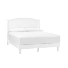 White Beds Bedroom Furniture The Home Depot Classic brands coventry upholstered platform bed | headboard and metal frame with wood slat support, queen, light grey. white beds bedroom furniture the