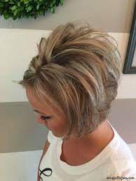 Easy Short Hairstyle Short Hair Styles Easy Short Stacked Bob Hairstyles Short Hair Styles