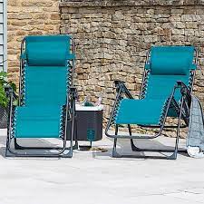 Looking for a stylish and affordable dining set? Helsinki Set Of 2 Teal Zero Gravity Loungers Dunelm
