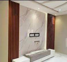 ديكور حائط تلفزيون حائط تلفزيون بديل الرخام حائط تلفاز خشب لتواصل الرياض 0535711713 wall