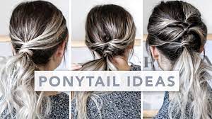 This cut has a ton of organic movement and is easy to style. Hair Hacks 3 Different Ways To Wear A Ponytail Youtube