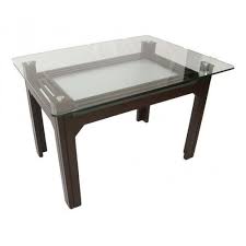 A large member of family needs to be accommodated to have a fine dining. Wooden Frame Material Rectangular Glass Top Table Id 11933377433