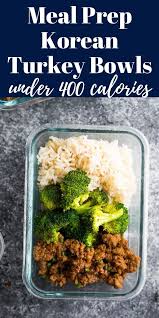 Korean Turkey Meal Prep Recipe Healthy Turkey Recipes Ground Turkey Recipes Healthy Ground Turkey Meal Prep