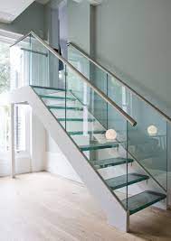 China Staircase Manufacturer Demax Arch Modern Staircase Glass Staircase Stairs Design Modern