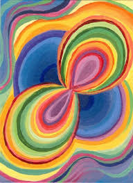 Psychedelic Rainbow Art Colorful Abstract Pattern Retro Etsy Rainbow Art Hippie Art Abstract Pattern