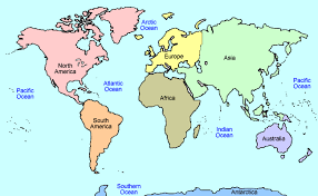 There are 5 oceans which include: Interactive Continents For Kids Click And Learn About All Seven Homeschool Geography Continents And Oceans Interactive World Map Social Studies