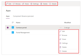 A common issue for new power apps portals deployments is that you may need to have multiple internal employees that need admin level access to the power apps portals admin center. Manage Existing Portals Power Apps Microsoft Docs