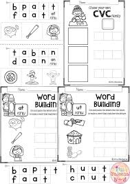 Cvc Worksheets For First Grade Free Cvc Word Building Practice In 2020 Cvc Words Cvc Worksheets Kindergarten Cvc Worksheets