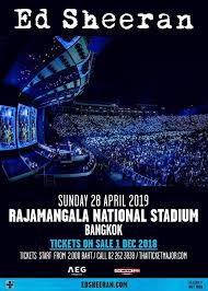 Join facebook to connect with ed sheeran and others you may know. Ed Sheeran To Perform At Bangkok S Largest Stadium Next Year Coconuts Bangkok