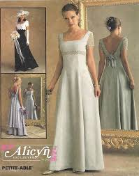 Mccalls 9126 Sewing Pattern Misses Empire Waist Bridal Dress And Bridesmaid Dress By Alicyn Exclusives S Wedding Dresses Sewing Wedding Dress Diy Wedding Dress