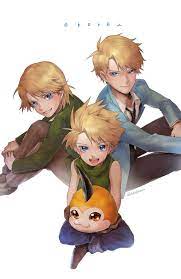 Wizardmon discovers the identity of the eighth child: Yamato Matt Ishida And Tsunomon Digimonallseasons Digimon Adventure 02 Digimon Adventure Tri Digimon Adventure