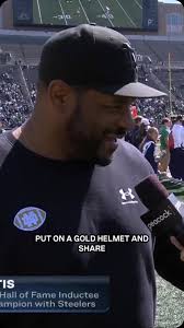 Jerome Bettis was in the stands cheering