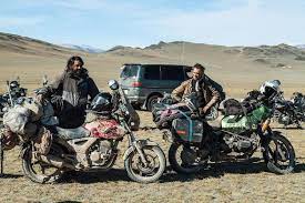 Extreme Bike Tours Traveling Western Mongolia On Royal Enfield Motorcycles Bike Tour Royal Enfield Enfield Motorcycle