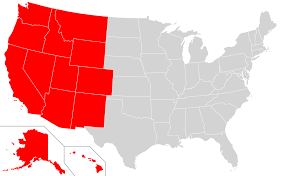 This map shows states, state capitals, cities in western usa. Western United States Wikipedia