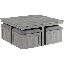 Collection by very cool finds. Elements International Uster Contemporary Coffee Table With Nesting Stools Lindy S Furniture Company Occasional Groups