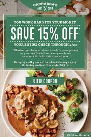 Carrabba S Coupon Frugallydelish Com