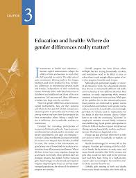 Education and health: Where do gender differences really matter?