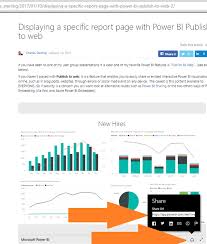 Here are six ways to save time analyzing data when using msexcel with powerbi. Displaying A Specific Report Page With Power Bi Publish To Web Sterlings