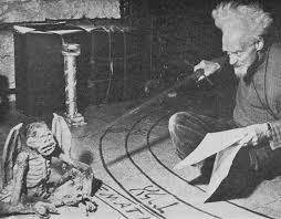 Collected History - Gerald Gardner, known as the father of Wicca. He  referred to his religion as "witchcraft" or "the Old Religion", and its  followers, "the Wica". - - - #horrorart #vintage #