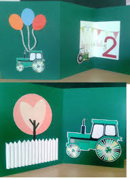 Birthday Cards For 2 Year Old Boy Tractor Theme Hapy Birthday Card For 2 Years Old Boy Birthday Cards For Boys Birthday Cards Tractor Theme