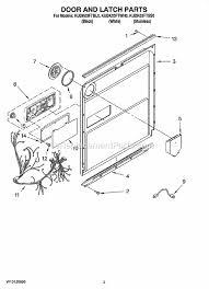 If your dishwasher has an air gap next to the sink faucet—not all dishwashers do—check for water stains or water trails coming from the vent holes in the air gap cap. Kitchenaid Undercounter Dishwasher Kudk03ftss0 Ereplacementparts Com