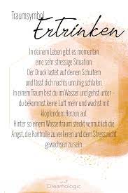 du traumst vom ertrinken aber was beutetet es wenn du von wasser und dem ertrinken im traum traumst um dich herum traumdeutung traume bedeutung traume