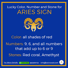 It may strengthen your fortune. Astroved On Twitter If You Are An Aries These Colors Numbers And Stones Are Lucky For You Learn More Https T Co Jlvaxbjmf3 Aries Taurus Gemini Cancer Leo Virgo Libra Scorpio Sagittarius Capricorn