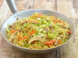 Pancit Langlang With Miki And Sotanghon Kawaling Pinoy Recipe Pancit Pancit Recipe Ground Pork