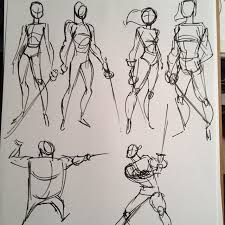 But Then My Normal Tendency For Swords Came Back Sword Poses Sword Drawing Movement Drawing