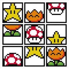 This original nintendo cross stitch pattern is simple enough for beginners. Power Up Cross Stitch Pattern Nerdpillo