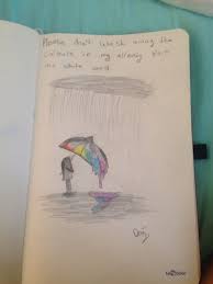 Color transfer can still happen when using only cold water so it is best to keep colors and whites separated. Please Don T Wash Away The Colors In My Already Black And White World Art Journal Art Classes Drawings