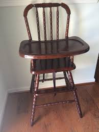 Vintage Wooden High Chair Jenny Lind Antique High Chair Etsy Vintage High Chairs Wooden High Chairs Antique High Chairs
