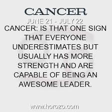 Cancer is the forth zodiac sign. Cancer Fact Cancer Is That One Sign That Everyone Underestimates But Usually Has More Strength And Are Capable Of Being An Awesome Leader